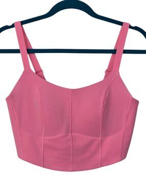 Offline by Aerie Pink Real Me Hold Up! Corset Sports Bra Size Large